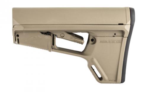 Magpul ACS-L Mil-Spec Stock With Friction Lock And Rubber Buttpad Polymer Flat Dark Earth MAG378-FDE