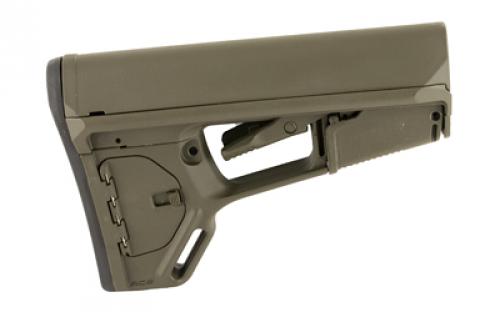 Magpul ACS-L Mil-Spec Stock With Friction Lock And Rubber Buttpad Polymer OD Green MAG378-ODG