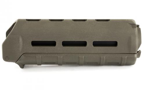 Magpul Industries MOE M-LOK Handguard, Fits AR-15, Carbine Length, Polymer Construction, Features M-LOK Slots, Olive Drab Green MAG424-ODG
