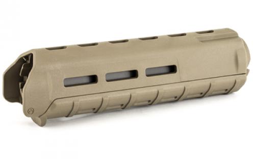 Magpul Industries MOE M-LOK Handguard, Fits AR-15, Mid Length, Polymer Construction, Features M-LOK Slots, Flat Dark Earth MAG426-FDE