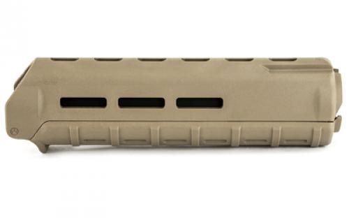 Magpul Industries MOE M-LOK Handguard, Fits AR-15, Mid Length, Polymer Construction, Features M-LOK Slots, Flat Dark Earth MAG426-FDE