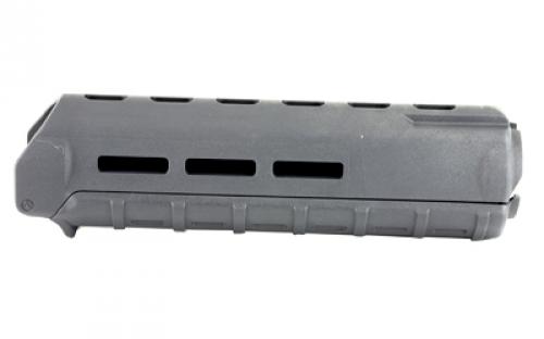 Magpul Industries MOE M-LOK Handguard, Fits AR-15, Mid Length, Polymer Construction, Features M-LOK Slots, Gray MAG426-GRY