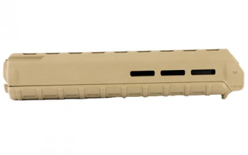 Magpul Industries MOE M-LOK Handguard, Fits AR-15, Rifle Length, Polymer Construction, Features M-LOK Slots, FDE MAG427-FDE