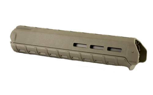 Magpul Industries MOE M-LOK Handguard, Fits AR-15, Rifle Length, Polymer Construction, Features M-LOK Slots, OD Green MAG427-ODG