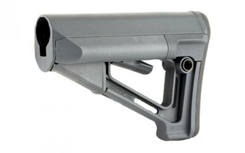 Magpul Industries STR Stock, Fits AR-15, Mil-Spec Dia, Gray MAG470-GRY