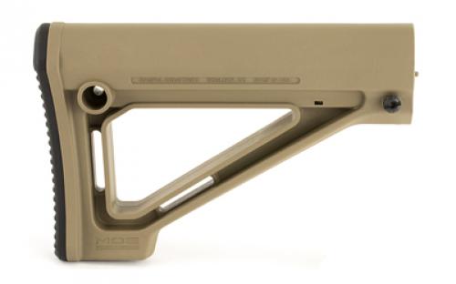 Magpul Industries MOE Fixed Carbine Stock, Fits AR Rifles, Mil-Spec, FDE MAG480-FDE