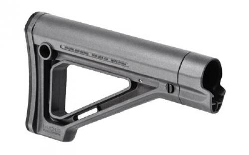 Magpul Industries MOE Fixed Carbine Stock, Fits AR Rifles, Mil-Spec, Gray MAG480-GRY