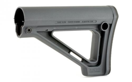 Magpul Industries MOE Fixed Carbine Stock, Fits AR Rifles, Mil-Spec, Gray MAG480-GRY