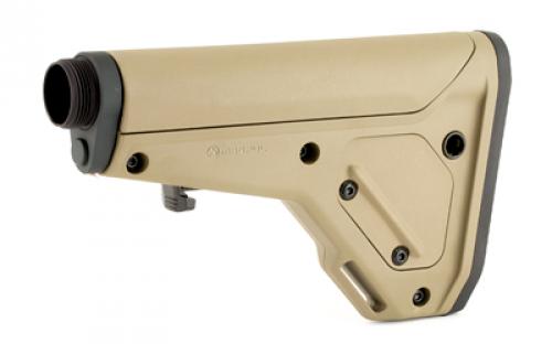Magpul Industries UBR Gen 2, Utility/Battle Rifle Adjustable Carbine Stock, Buffer Tube Included, Fits AR15/M4/AR10/SR25, Flat Dark Earth MAG482-FDE