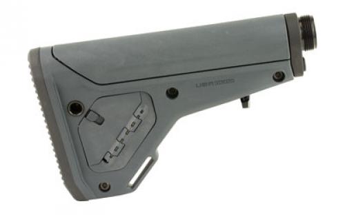 Magpul Industries UBR Gen 2, Utility/Battle Rifle Adjustable Carbine Stock, Buffer Tube Included, Fits AR15/M4/AR10/SR25, Gray MAG482-GRY