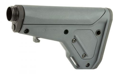 Magpul Industries UBR Gen 2, Utility/Battle Rifle Adjustable Carbine Stock, Buffer Tube Included, Fits AR15/M4/AR10/SR25, Gray MAG482-GRY