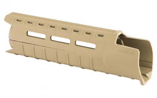Magpul Industries MOE Slim Line Handguard, Fits AR-15, Carbine Length, Polymer Construction, Features M-LOK Slots, Flat Dark Earth MAG538-FDE