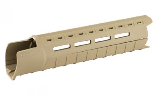 Magpul Industries MOE Slim Line Handguard, Fits AR-15, Mid Length, Polymer Construction, Features M-LOK Slots, Flat Dark Earth MAG551-FDE