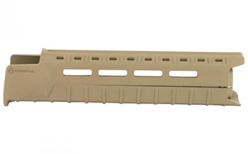 Magpul Industries MOE Slim Line Handguard, Fits AR-15, Mid Length, Polymer Construction, Features M-LOK Slots, Flat Dark Earth MAG551-FDE