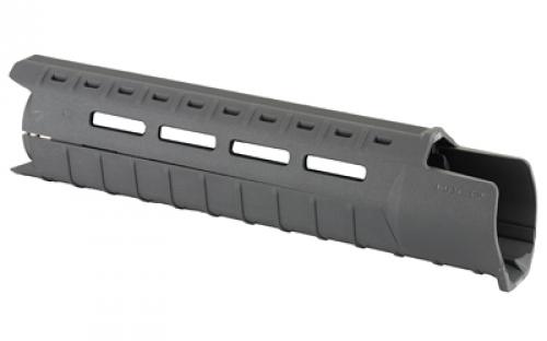 Magpul Industries MOE Slim Line Handguard, Fits AR-15, Mid Length, Polymer Construction, Features M-LOK Slots, Gray MAG551-GRY