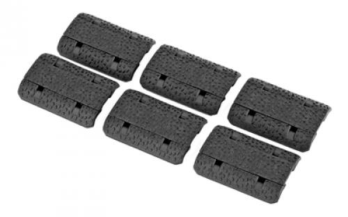 Magpul Industries M-LOK Rail Covers, Type 2 Rail Cover, Includes 6 panels each covering one M-LOK slot, Fits M-LOK, Black MAG603-BLK