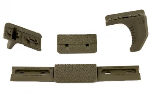 Magpul Industries M-LOK Hand Stop Kit, Includes one M-LOK Hand Stop, one M-LOK Index Panel, and one M-LOK Rail Cover Type 2, Olive Drab Green MAG608-ODG
