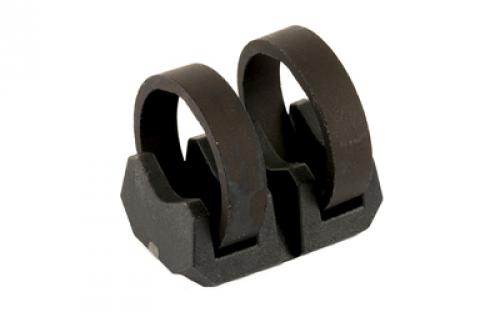 Magpul Industries Light Mount V-Block and Rings, Fits Magpul Light Mounts, Black MAG614-BLK