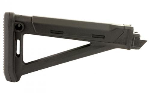 Magpul Industries MOE AK Stock, Fits AK Variants Except Yugo Pattern or Norinco Type 56S/MAK90 Rifles, Internal Storage Compartment, Rubber Butt-Pad, Rear Sling Mounts, Black MAG616-BLK
