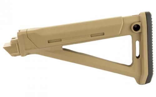 Magpul Industries MOE AK Stock, Fits AK Variants Except Yugo Pattern or Norinco Type 56S/MAK90 Rifles, Internal storage Compartment, Rubber Butt-Pad, Rear Sling Mounts, Flat Dark Earth MAG616-FDE