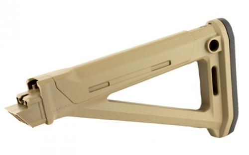 Magpul Industries MOE AK Stock, Fits AK Variants Except Yugo Pattern or Norinco Type 56S/MAK90 Rifles, Internal storage Compartment, Rubber Butt-Pad, Rear Sling Mounts, Flat Dark Earth MAG616-FDE