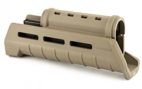 Magpul Industries MOE AKM Handguard, Fits AK Variants Except Yugo Pattern Rifles or RPK Style Receivers, Polymer Construction, Integrated Heat Shield, M-LOK Mounting Capabilities, Flat Dark Earth MAG620-FDE