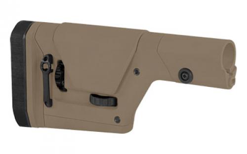 Magpul Industries PRS GEN3 Precision-Adjustable Stock, Fully Adjustable, Fits AR-15/AR-10, Flat Dark Earth MAG672-FDE