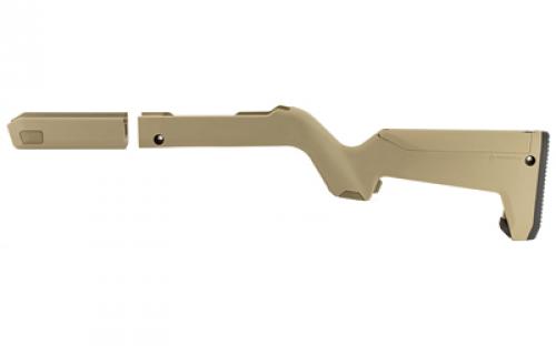 Magpul Industries X-22 Backpacker Stock, Fits All Ruger 10/22 Takedowns, Including 10/22 Takedowns With Tactical Solutions SB-X Barrels, MOE SL Non-Slip Rubber Butt Pad, Storage Compartment Fits 3-10Rd Magazines, Flat Dark Earth MAG808-FDE