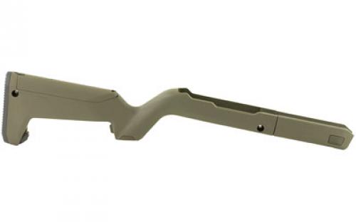 Magpul Industries X-22 Backpacker Stock, Fits All Ruger 10/22 Takedowns, Including 10/22 Takedowns With Tactical Solutions SB-X Barrels, MOE SL Non-Slip Rubber Butt Pad, Storage Compartment Fits 3-10Rd Magazines, OD Green MAG808-ODG