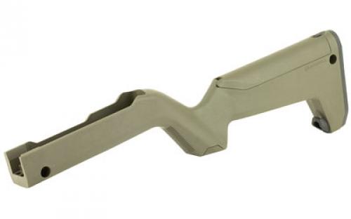 Magpul Industries X-22 Backpacker Stock, Fits All Ruger 10/22 Takedowns, Including 10/22 Takedowns With Tactical Solutions SB-X Barrels, MOE SL Non-Slip Rubber Butt Pad, Storage Compartment Fits 3-10Rd Magazines, OD Green MAG808-ODG