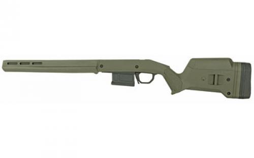 Magpul Industries Hunter American Stock, Fits Ruger American Short Action, Includes Magpul's Bolt Action Magazine Well and 1 PMAG 5 7.62 AC, OD Green MAG931-ODG