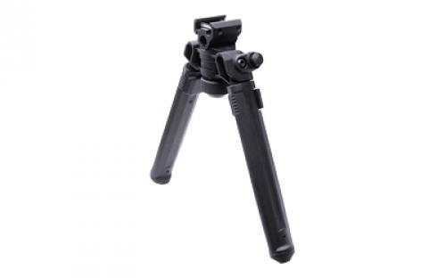 Magpul Industries Bipod, Hard Anodized 6061 T-6 Aluminum, Fits 1913 Style Picatinny Rails, 6.3-10.3 Length, Weight 11oz, Black Finish MAG941-BLK