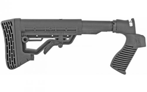 Mossberg Stock, Synthetic, Blk, 6-Pos Adjustable Stock, Flex Series 95219