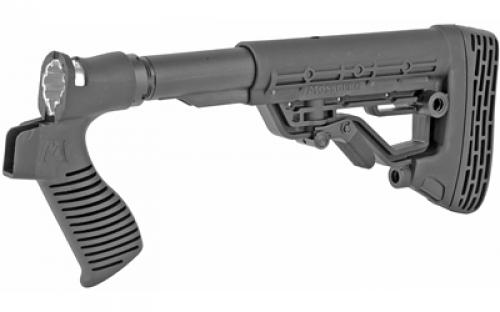 Mossberg Stock, Synthetic, Blk, 6-Pos Adjustable Stock, Flex Series 95219
