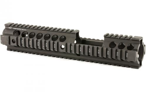 Midwest Industries Extended Forearm, Carbine Length, Free Floating, Built-In QD Points, Black MCTAR-20XG2