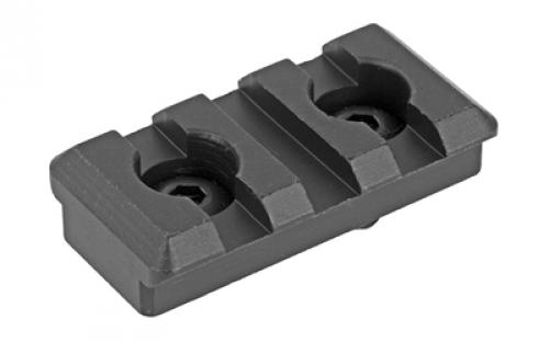 Midwest Industries M-LOK 1913 Milspec Rail Section, 3 Slot, M-LOK compatible, Black MI-3MR
