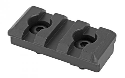 Midwest Industries M-LOK 1913 Milspec Rail Section, 3 Slot, M-LOK compatible, Black MI-3MR