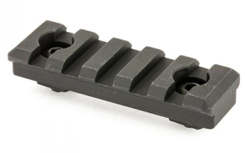 Midwest Industries M-LOK 1913 Milspec Rail Section, 5 Slot, M-LOK compatible, Black MI-5MR