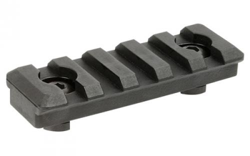 Midwest Industries Polymer M-LOK Rail, Fits M-LOK Handguards, 5 Slot, Polymer Construction, Matte Finish, Black, Hardware Included MI-5PMR