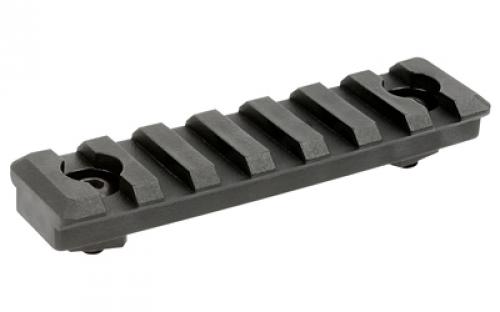 Midwest Industries Polymer M-LOK Rail, Fits M-LOK Handguards, 7 Slot, Polymer Construction, Matte Finish, Black, Hardware Included MI-7PMR