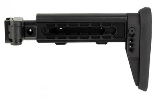 Midwest Industries Alpha Side Folding Stock, Fits AK47 and Other Firearms that Include a 1913 Stock Adapter, Black MI-AK-ALPHA-FS