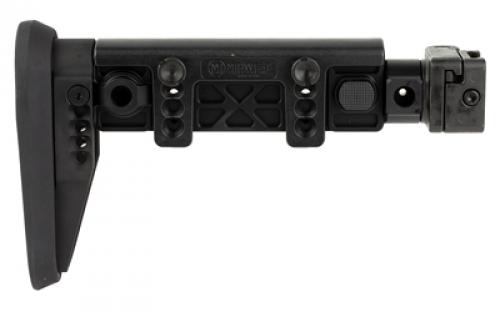 Midwest Industries Alpha Side Folding Stock, Fits AK47 and Other Firearms that Include a 1913 Stock Adapter, Black MI-AK-ALPHA-FS