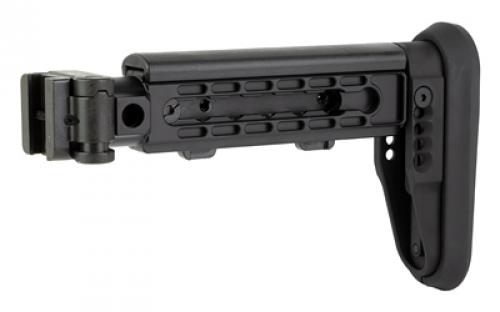 Midwest Industries Alpha Side Folding Stock, Fits AK47 and Other Firearms that Include a 1913 Stock Adapter, Black MI-AK-ALPHA-FS