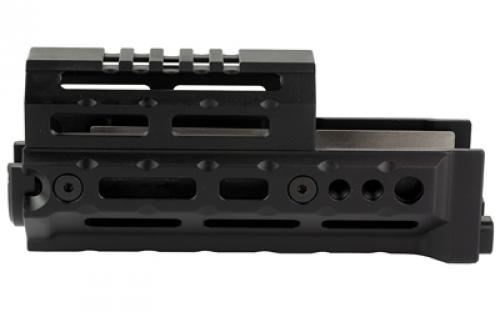 Midwest Industries Alpha AK47 Handguard, Fits Most Standard AKM Pattern AK47/74 with Stamped Recievers, MLOK Compatible, 6" Variant, Black MI-AK-ALPHA6