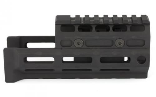 Midwest Industries Gen2 AK47/74 Universal Handguard, M-LOK, Compatible, Rail Topcover, Black MI-AKG2-UM