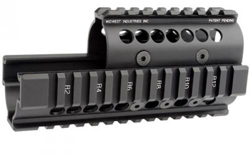 Midwest Industries Universal AK47/74 Handguard With Standard Topcover, Black MI-AK