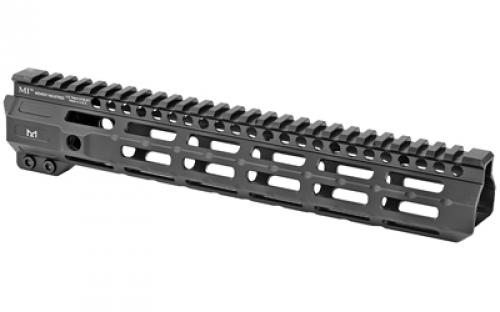 Midwest Industries Combat Rail, Handguard, 11.5 " Length, M-LOK, Includes 5-Slot Polymer Rail Section, Barrel Nut and Wrench, Fits AR-15, Black Anodized Finish MI-CRM11.5