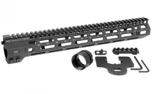 Midwest Industries Combat Rail M-LOK Handguard, Fits AR-15 Rifles, 14, Wrench Included, Black MI-CRM14