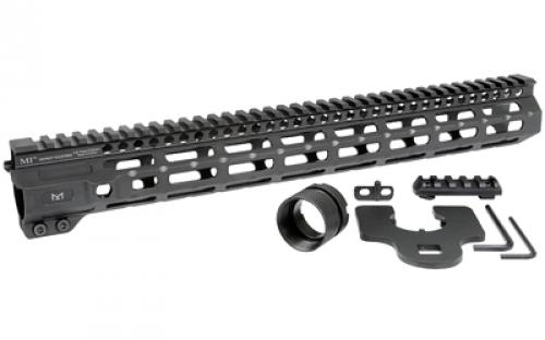 Midwest Industries Combat Rail M-LOK Handguard, Fits AR-15 Rifles, 15, Wrench Included, Black MI-CRM15