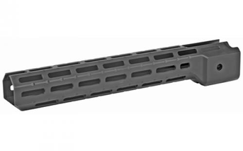 Midwest Industries Handguard, 14 Length, M-LOK, Fits Ruger PC9 Carbine, Not Compatible with Fiber Optic Front Sight, Black Anodized Finish MI-CRPC9X